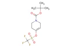 eMolecules​&nbsp;138647-49-1 | 4-Trifluoromethanesulfonyloxy-3,6-dihydro-2H-pyridine-1-carboxylic acid tert-butyl ester | J & W PharmLab LLC | MFCD09997858 | 331.310 | C11H16F3NO5S | 96.000 | CC(C)(C)OC(=O)N1CCC(OS(=O)(=O)C(F)(F)F)=CC1 | 25g | 452544986