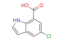 eMolecules​&nbsp;875305-81-0 | 5-chloro-1H-indole-7-carboxylic acid | Synthonix - Stock | MFCD16037410 | 195.600 | C9H6ClNO2 | 97.000 | OC(=O)c1cc(Cl)cc2cc[nH]c12 | 1g | 490912440