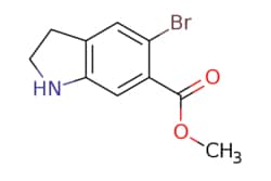 eMolecules​&nbsp;1788041-64-4 | methyl 5-bromo-2,3-dihydro-1h-indole-6-carboxylate | Synthonix - Stock | MFCD28501554 | 256.099 | C10H10BrNO2 | 97.000 | COC(=O)c1cc2NCCc2cc1Br | 1g | 423178405