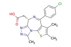 eMolecules​&nbsp;202592-23-2 | (S)-2-[4-(4-Chlorophenyl)-2,3,9-trimethyl-6H-thieno[3,2-f][1,2,4]triazolo[4,3-a][1,4]diazepin-6-yl]acetic Acid | Accela ChemBio (ASD) | MFCD28167916 | 400.880 | C19H17ClN4O2S | 95.000 | Cc1nnc2[C@H](CC(O)=O)N=C(c3c(C)c(C)sc3-n12)c1ccc(Cl)cc1 | 5g | 603076584