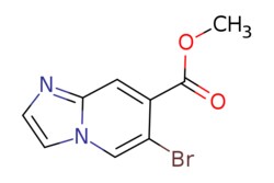 eMolecules​&nbsp;952206-60-9 | 6-Bromo-imidazo[1,2-a]pyridine-7-carboxylic acid methyl ester | Chemcia255.071 | C9H7BrN2O2 | 95.000 | COC(=O)c1cc2nccn2cc1Br | 1g | 660602598