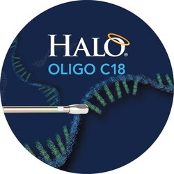 Advanced Materials Technology&nbsp;HALO 1000 Å OLIGO C18, 2.7 µm, 2.1 mm x 100 mm - INERT
