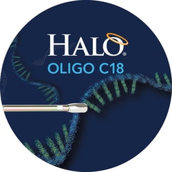 Advanced Materials Technology&nbsp;HALO 1000 Å OLIGO C18, 2.7 µm, 2.1 mm x 250 mm - INERT