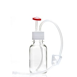 Foxx Life Sciences&nbsp;EZCellGene Single Use (SUT) Media Bottle Assembly, 250mL, PC, 38-430 VersaCap with Overmolded Platinum Cured Silicone Small Bore Tubing 1/16