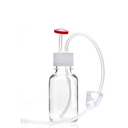 Foxx Life Sciences&nbsp;EZCellGene Single Use (SUT) Media Bottle Assembly, 250mL, PETG, 38-430 VersaCap with Over molded Platinum Cured Silicone Small Bore Tubing 1/16