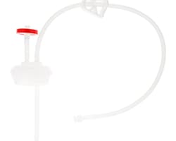 Foxx Life Sciences&nbsp;EZCellGene TR Single Use (SUT) Cap Assembly, 1L, GL45 VersaCap with Overmolded Platinum Cured Silicone Small Bore Tubing 1/16