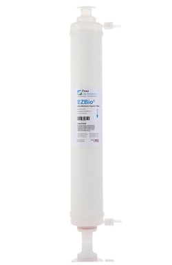 Foxx Life Sciences&nbsp;EZBio Ultra Maxpure Sterilizing Grade Capsule Filter, 0.2µm Pore Size, Double-Layer PTFE, 15 ft² EFA, 0.5