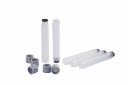 USA Scientific Inc&nbsp;1.40mL 2D coded Screw Cap tubes with External Thread V-bottom in Micronic 96-4 Rack with high cover (Barcoded A1-H1 side), 10 racks