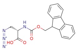 eMolecules​&nbsp;684270-46-0 | 3-Azido-N-Fmoc-L-alanine | Acrotein ChemBio Inc. | MFCD11052919 | 352.350 | C18H16N4O4 | 97.000 | OC(=O)[C@H](CN=[N+]=[N-])NC(=O)OCC1c2ccccc2-c2ccccc12 | 1g | 487528688