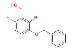 eMolecules​&nbsp;2432849-16-4 | 3-(Benzyloxy)-2-bromo-6-fluorobenzyl Alcohol | Accela ChemBio311.150 | C14H12BrFO2 | 97.000 | OCc1c(F)ccc(OCc2ccccc2)c1Br | 1g | 873630888