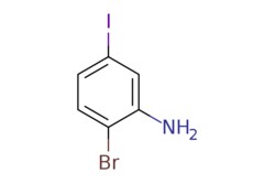 eMolecules​&nbsp;111721-74-5 | 2-bromo-5-iodo-aniline | Pharmablock | MFCD16038675 | 297.921 | C6H5BrIN | 97.000 | Nc1cc(I)ccc1Br | 2.5g | 799221360