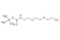 eMolecules​&nbsp;139115-92-7 | tert-butyl N-[2-[2-(2-hydroxyethoxy)ethoxy]ethyl]carbamate | Pharmablock | MFCD07357496 | 249.307 | C11H23NO5 | 97.000 | CC(C)(C)OC(=O)NCCOCCOCCO | 5g | 767155308