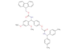 eMolecules​&nbsp;431041-83-7 | RINK AMIDE MBHA RESIN (100-200 MESH, 1% DVB, 0.3-0.8MMOL/G) | AstaTech732.877 | C47H44N2O6 | 95.000 | COc1ccc(C(NC(=O)OCC2c3ccccc3-c3ccccc23)c2ccc(OCC(=O)NC(c3ccc(C)cc3)c3ccc(C)cc3)cc2)c(OC)c1 | 100g | 784435627