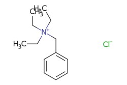 eMolecules​&nbsp;56-37-1 | Benzyltriethylammonium (chloride) | ChemScene | MFCD00011824 | 227.780 | C13H22ClN | 98.000 | [Cl-].CC[N+](CC)(CC)Cc1ccccc1 | 1g | 893148459