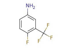 eMolecules​&nbsp;2357-47-3 | 4-Fluoro-3-(trifluoromethyl)aniline | Combi-Blocks | MFCD00007834 | 179.118 | C7H5F4N | 98.000 | Nc1ccc(F)c(c1)C(F)(F)F | 500g | 117540070