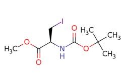 eMolecules​&nbsp;170848-34-7 | (S)-2-[(tert-Butoxycarbonyl)amino]-3-iodopropionic acid methyl ester | ChemScene | MFCD00216580 | 329.134 | C9H16INO4 | 97.000 | COC(=O)[C@@H](CI)NC(=O)OC(C)(C)C | 5g | 486163461