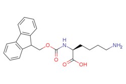 eMolecules​&nbsp;105047-45-8 | (2S)-6-amino-2-(9H-fluoren-9-ylmethoxycarbonylamino)hexanoic acid | Synthonix | MFCD00038539 | 368.433 | C21H24N2O4 | 97.000 | NCCCC[C@H](NC(=O)OCC1c2ccccc2-c2ccccc12)C(O)=O | 5g | 571833006