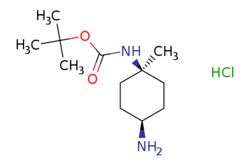 eMolecules​&nbsp;2227199-12-2 | TERT-BUTYL CIS-N-(4-AMINO-1-METHYL-CYCLOHEXYL)CARBAMATE;HYDROCHLORIDE | AstaTech264.790 | C12H25ClN2O2 | 95.000 | Cl.CC(C)(C)OC(=O)N[C@]1(C)CC[C@H](N)CC1 | 0.25g | 531653482