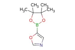 eMolecules​&nbsp;942070-84-0 | 5-(tetramethyl-1,3,2-dioxaborolan-2-yl)-1,3-oxazole | Pharmablock | MFCD12405501 | 195.030 | C9H14BNO3 | 97.000 | CC1(C)OB(OC1(C)C)c1cnco1 | 5g | 687443838