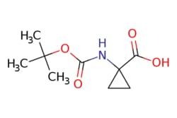 eMolecules​&nbsp;88950-64-5 | 1-(Boc-Amino)cyclopropanecarboxylic acid | Synthonix | MFCD00083257 | 201.222 | C9H15NO4 | 97.000 | CC(C)(C)OC(=O)NC1(CC1)C(O)=O | 100g | 591912320