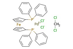 eMolecules​&nbsp;95464-05-4 | [1,1'-Bis(diphenylphosphino)ferrocene]dichloropalladium(II) Complex With Dichloromethane | Accela ChemBio (ASD)818.650 | C35H32Cl4FeP2Pd | 97.000 | [Cl-].[Cl-].[Fe].[Pd+4].ClCCl.C1=CC(C=C1)[P-](c1ccccc1)c1ccccc1.C1=CC(C=C1)[P-](c1ccccc1)c1ccccc1 | 1g | 444744558