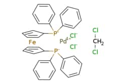 eMolecules​&nbsp;95464-05-4 | [1,1'-Bis(diphenylphosphino)ferrocene]dichloropalladium(II) Complex With Dichloromethane | Accela ChemBio (ASD)818.650 | C35H32Cl4FeP2Pd | 97.000 | [Cl-].[Cl-].[Fe].[Pd+4].ClCCl.C1=CC(C=C1)[P-](c1ccccc1)c1ccccc1.C1=CC(C=C1)[P-](c1ccccc1)c1ccccc1 | 10g | 444744559