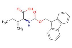eMolecules​&nbsp;251316-98-0 | (2S,3R)-2-(9H-fluoren-9-ylmethoxycarbonylamino)-3-methyl-pentanoic acid | Pharmablock | MFCD01631976 | 353.418 | C21H23NO4 | 97.000 | CC[C@@H](C)[C@H](NC(=O)OCC1c2ccccc2-c2ccccc12)C(O)=O | 2.5g | 840559086
