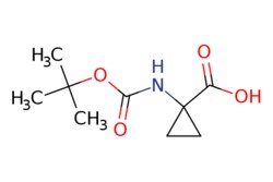 eMolecules​&nbsp;88950-64-5 | 1-(Boc-Amino)cyclopropanecarboxylic acid | Synthonix - Stock | MFCD00083257 | 201.222 | C9H15NO4 | 97.000 | CC(C)(C)OC(=O)NC1(CC1)C(O)=O | 25g | 487608871