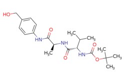 eMolecules​&nbsp;1884577-99-4 | Boc-Val-Ala-PAB | Medchem Express | MFCD28557280 | 393.484 | C20H31N3O5 | 98.000 | CC(C)[C@H](NC(=O)OC(C)(C)C)C(=O)N[C@@H](C)C(=O)Nc1ccc(CO)cc1 | 500mg | 804004601