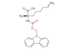 eMolecules​&nbsp;288617-74-3 | (S)-2-((((9H-Fluoren-9-yl)methoxy)carbonyl)amino)-2-methyloct-7-enoic acid | ChemScene | MFCD28009657 | 393.483 | C24H27NO4 | 95.000 | C[C@@](CCCCC=C)(NC(=O)OCC1c2ccccc2-c2ccccc12)C(O)=O | 250mg | 572190255