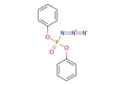eMolecules​&nbsp;26386-88-9 | Diphenylphosphoryl azide | Combi-Blocks | MFCD00001987 | 275.204 | C12H10N3O3P | 98.000 | [N-]=[N+]=NP(=O)(Oc1ccccc1)Oc1ccccc1 | 25g | 232303011