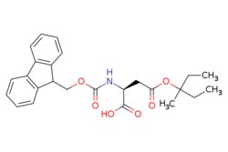 eMolecules​&nbsp;180675-08-5 | (S)-2-((((9H-Fluoren-9-yl)methoxy)carbonyl)amino)-4-((3-methylpentan-3-yl)oxy)-4-oxobutanoic acid | Synthonix | MFCD10001333 | 439.508 | C25H29NO6 | 95.000 | CCC(C)(CC)OC(=O)C[C@H](NC(=O)OCC1c2ccccc2-c2ccccc12)C(O)=O | 1g | 851171265