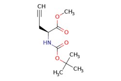 eMolecules​&nbsp;71460-02-1 | (S)-2-(Boc-amino)-4-pentynoic acid methyl ester | Acrotein ChemBio Inc. | MFCD07368399 | 227.260 | C11H17NO4 | 97.000 | COC(=O)[C@H](CC#C)NC(=O)OC(C)(C)C | 10g | 851114402