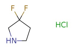 eMolecules​&nbsp;163457-23-6 | 3,3-DIFLUORO-PYRROLIDINE HCL | AstaTech | MFCD03788948 | 143.560 | C4H8ClF2N | 97.000 | Cl.FC1(F)CCNC1 | 1g | 200611687
