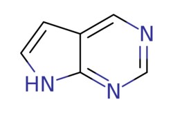 eMolecules​&nbsp;271-70-5 | 1H-Pyrrolo[2,3-d]pyrimidine | Advanced ChemBlocks | MFCD08234403 | 119.127 | C6H5N3 | 97.000 | c1cc2cncnc2[nH]1 | 5g | 135761791