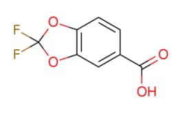 eMolecules​&nbsp;656-46-2 | 2,2-Difluoro-1,3-benzodioxole-5-carboxylic acid | Combi-Blocks | MFCD00792417 | 202.113 | C8H4F2O4 | 98.000 | OC(=O)c1ccc2OC(F)(F)Oc2c1 | 5g | 117539072