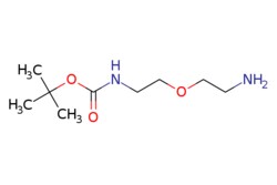 eMolecules​&nbsp;127828-22-2 | N-Boc-2-(2-aminoethoxy)ethylamine | Chem-Impex | MFCD12031501 | 204.270 | C9H20N2O3 | 98.000 | CC(C)(C)OC(=O)NCCOCCN | 5g | 349012254