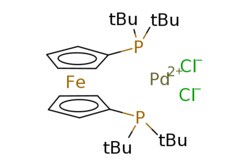 eMolecules​&nbsp;95408-45-0 | 1,1'-Bis(di-tert-butylphosphino)ferrocene Palladium Dichloride | Accela ChemBio (ASD) | MFCD08064219 | 651.750 | C26H44Cl2FeP2Pd | 98.000 | [Cl-].[Cl-].[Fe].[Pd++].CC(C)(C)P(c1cccc1)C(C)(C)C.CC(C)(C)P(c1cccc1)C(C)(C)C | 10g | 510407147