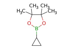 eMolecules​&nbsp;126689-01-8 | Cyclopropylboronic acid pinacol ester | Synthonix - Stock | MFCD05663847 | 168.040 | C9H17BO2 | 97.000 | CC1(C)OB(OC1(C)C)C1CC1 | 10g | 525912952