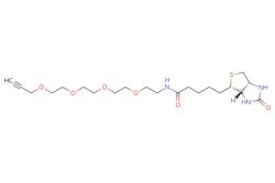 eMolecules​&nbsp;1262681-31-1 | BIOTIN-PEG4-ALKYNE | AstaTech | MFCD22380755 | 457.590 | C21H35N3O6S | 95.000 | O=C(CCCC[C@@H]1SC[C@@H]2NC(=O)N[C@H]12)NCCOCCOCCOCCOCC#C | 0.1g | 533785764