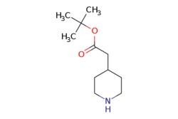 eMolecules​&nbsp;180182-07-4 | tert-butyl 2-(4-piperidyl)acetate | Ambeed | MFCD06738957 | 199.294 | C11H21NO2 | 96.000 | CC(C)(C)OC(=O)CC1CCNCC1 | 25g | 778446983