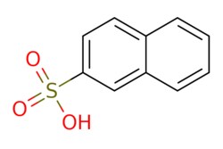 eMolecules​&nbsp;120-18-3 | 2-Naphthalenesulfonic acid | Oakwood Chemicals | MFCD00004089 | 208.230 | C10H8O3S | 70.000 | OS(=O)(=O)c1ccc2ccccc2c1 | 25g | 480155158