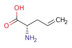 eMolecules​&nbsp;16338-48-0 | (S)-2-Amino-4-pentenoic acid | Oakwood Chemicals | MFCD00002627 | 115.132 | C5H9NO2 | 95.000 | N[C@@H](CC=C)C(O)=O | 1g | 480135642