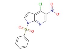 eMolecules​&nbsp;1245649-52-8 | 1-(benzenesulfonyl)-4-chloro-5-nitro-1H-pyrrolo[2,3-b]pyridine | Pharmablock | MFCD18072770 | 337.730 | C13H8ClN3O4S | 97.000 | [O-][N+](=O)c1cnc2n(ccc2c1Cl)S(=O)(=O)c1ccccc1 | 5g | 551111550