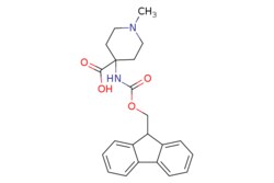 eMolecules​&nbsp;1352083-21-6 | 4-(Fmoc-amino)-1-methyl-4-piperidinecarboxylic acid | Acrotein ChemBio Inc.380.444 | C22H24N2O4 | 97.000 | CN1CCC(CC1)(NC(=O)OCC1c2ccccc2-c2ccccc12)C(O)=O | 0.5g | 487535692