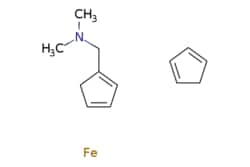 eMolecules​&nbsp;1271-86-9 | (Dimethylaminomethyl)ferrocene | Ambeed245.147 | C13H19FeN | 98.000 | [Fe].C1C=CC=C1.CN(C)CC1=CC=CC1 | 25g | 600838814
