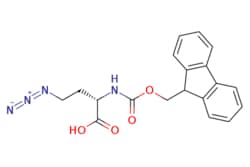 eMolecules​&nbsp;942518-20-9 | (2S)-N-Fmoc-4-azido-butanoic acid | Combi-Blocks, Inc. | MFCD11052920 | 366.377 | C19H18N4O4 | 97.000 | OC(=O)[C@H](CCN=[N+]=[N-])NC(=O)OCC1c2ccccc2-c2ccccc12 | 5g | 797032379