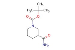 eMolecules​&nbsp;915226-43-6 | tert-Butyl (R)-3-carbamoylpiperidine-1-carboxylate | ChemScene | MFCD11977492 | 228.292 | C11H20N2O3 | 97.000 | CC(C)(C)OC(=O)N1CCC[C@H](C1)C(N)=O | 10g | 625603766