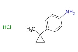 eMolecules​&nbsp;2172473-99-1 | 4-(1-METHYLCYCLOPROPYL)ANILINE HYDROCHLORIDE | AstaTech183.680 | C10H14ClN | 95.000 | Cl.CC1(CC1)c1ccc(N)cc1 | 0.25g | 722709727