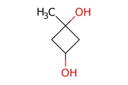 eMolecules​&nbsp;2168552-79-0 | 1-METHYLCYCLOBUTANE-1,3-DIOL | AstaTech102.133 | C5H10O2 | 95.000 | CC1(O)CC(O)C1 | 0.1g | 801703782